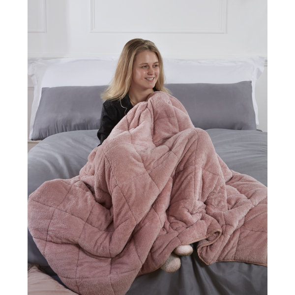 Latitude Run Melik Teddy Fleece Weighted Blanket & Reviews Wayfair.co.uk